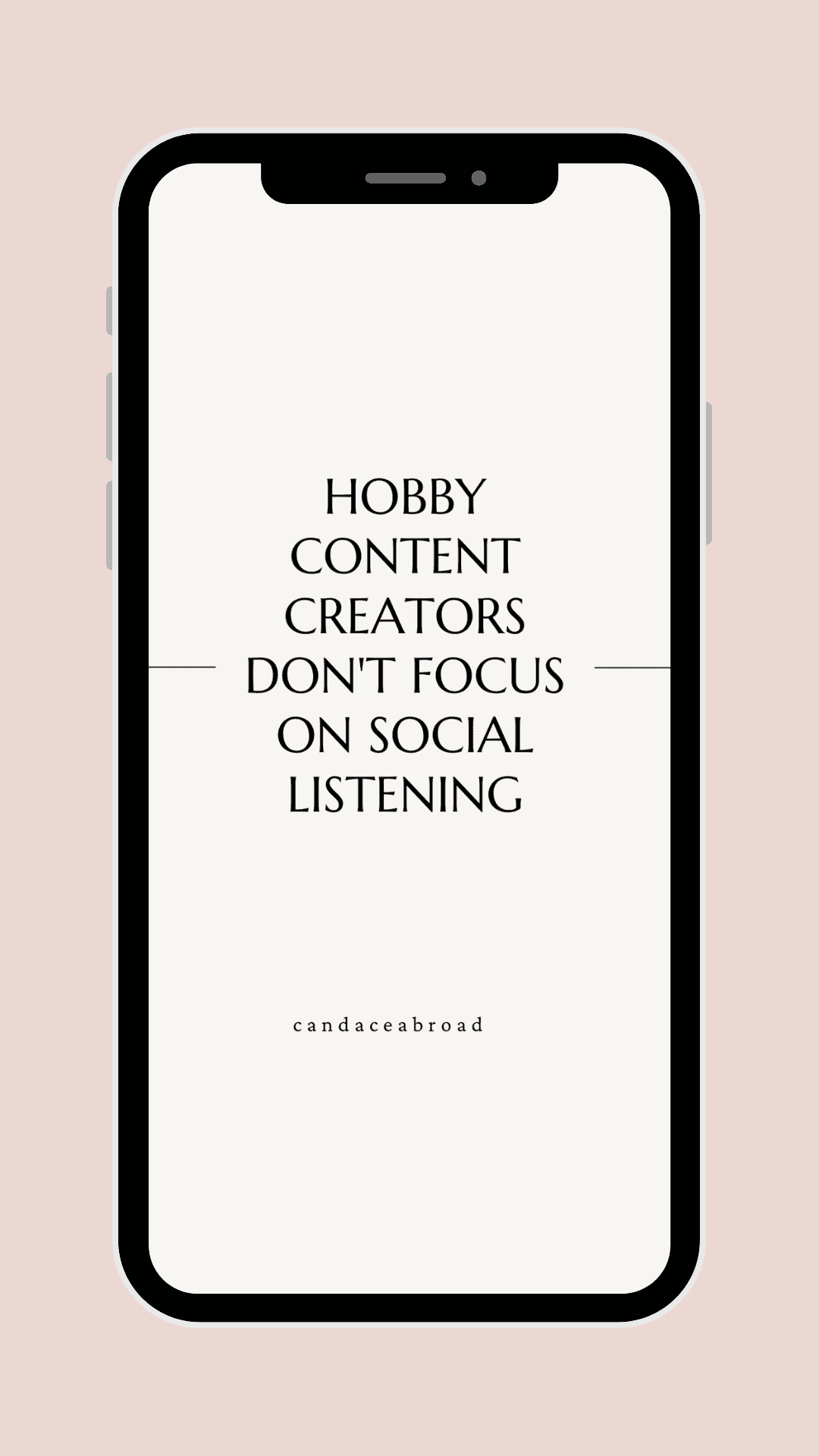 Hobby Content Creators Don't Focus On Social Listening