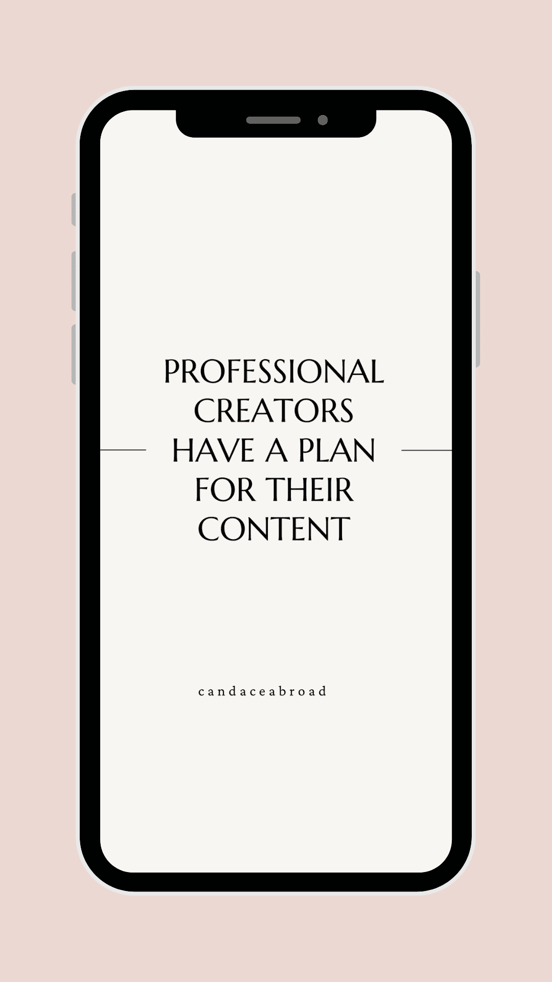 Professional Creators Have a Plan For Their Content
