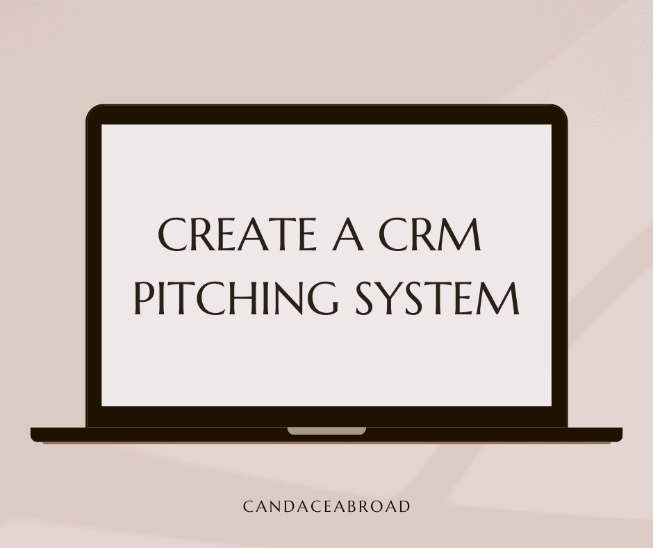 create a crm pitching system